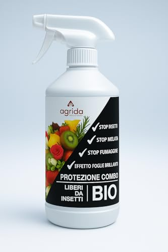PROTEZIONE COMBO RTU 500 ml – Olio di Neem + Sapone Molle Pronto all’Uso – Difesa da Afidi, Cocciniglie e Fumaggine – Naturale per Orto e Giardino – BIO + Assistenza Agraria Gratuita