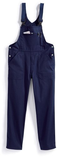 BP Cotton Plus 1409-720-10 Latzhose - Verstellbarer Bund - Dehnbare Hosenträger mit Kunststoff-Clip-Verschlüssen - 65% Baumwolle, 35% Polyester - Normale Passform - Größe: 62 - Farbe: dunkelblau