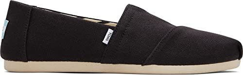 TOMS Alpargata Cotton Canvas Womens Black Espadrilles-UK 5 / EU 37.5