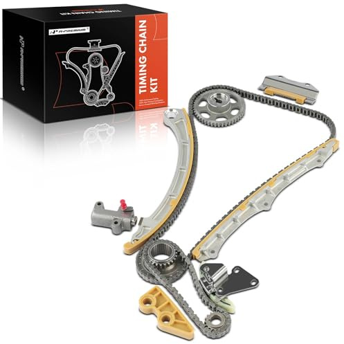 A-Premium 11PCS Engine Timing Chain Kit W/Sprocket & More [fits DOHC, 4Cyl 2.4L] Compatible with Honda Accord 2003-2007, CR-V 2002-2009, Element 2003-2011, for# 14401PPA004, 13620RAAA02, 13460PNA004