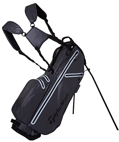 TaylorMade Golf Flextech Waterproof Stand Bag 2023, Gunmetal