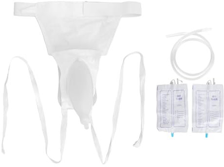 Raccoglitore di Urina, Borsa Per Urina Femminile Riutilizzabile in Silicone, Borse Per Raccolta di Urina in Silicone Riutilizzabili Comode a Prova di Versamento di Orinatoi da Donna Per Anziani