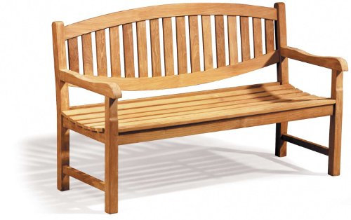 Jati Kennington Oval Teak Garden Outdoor FULLY ASSEMBLED Bench 1.5m (5ft) Brand, Quality & Value