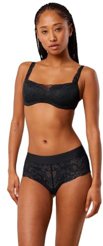 Triumph Damen Body Make-Up Illusion Lace Balconette Bra, SCHWARZ, 75B