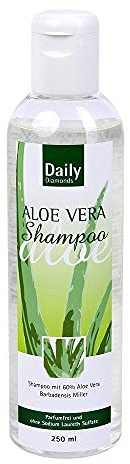 DAILY Diamonds Aloe Vera Shampoo ohne Parfüm und Natriumlaurethsulfat 250 ml Ideal auch für feines Haar da es kein Silikon enthält - beschwert das Haar nicht