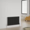 Warmehaus Traditional Radiator Double Column Black Horizontal Cast Iron Style Central Heating Radiator - 600x1010mm