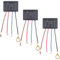 3 Stück Tischlampe Touch-Schalter, AC110-230V Touch-Sensor Lichtschalter Elektrische Lichtschalter für Lampen und Leuchten