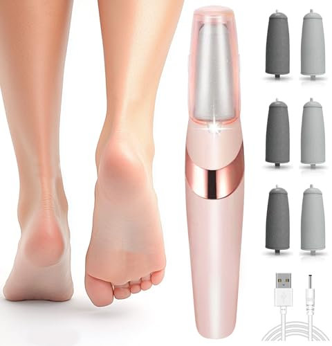 Elektrischer Hornhautentferner für die Füße, 2025 Neu Hornhautentferner Elektrisch, Hornhaut Entfernen Fuß, Fußpflege Elektrischer Hornhautentferner Füße für Tote, Harten, Rissige Haut