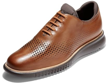 Cole Haan Homme 2. Zerogrand Laser Wingtip Oxford Tissu, British Tan Java, 44.5 EU Large