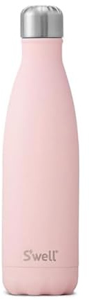 S'well Stainless Steel Water Bottle - Triple-Layered Vacuum-Insulated Containers Keeps Drinks Cold and Hot, 500ML