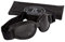 PiWear® Black Hills kleine Motorradbrille Chopper Brille für Motorrad Helm winddicht rutschfest gepolstert beschlagfrei dunkel getönt