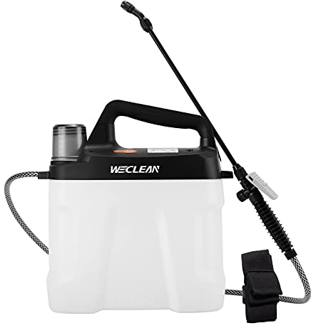 WECLEAN 8L Elektrischer Akku-Drucksprüher für Gartenarbeit, Pflanzenschutz und Reinigungs-/Desinfektionsarbeiten - Lithium-Ionen Akku für langlebige Performance