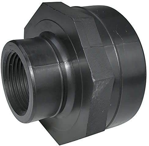 AERZETIX - Riduzione/Raccordo per Avvitare Femmina/Femmina - Filettatura 1''x2'' - Nipplo Ridotto Filetto Interno - PN 6 Bar - in Plastica