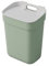 CURVER Poubelle de Tri 10L Ready To Collect - Idéal sous Evier - Avec Support Mural pour Mur ou Porte - Cuisine, Salle de Bain, Buanderie - 100% Recyclé - Vert