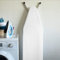 Encasa XO Ironing Board Covers and Pad - Thick 4mm Felt, Heat & Scorch-Resistant, Fits X-Large Boards 135x45 cm, Elastic Bungee Cord Tightening, Stain-Safe Dye, Plain Colors - White