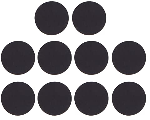 Eiudxue Lot de 10 aimants adhésifs ronds flexibles pour travaux manuels avec dos adhésif, petits aimants adhésifs