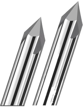 Fasenfräser 60 ° 90 ° 120 ° HRC55 Aluminium Anfasen Fräsen Legierung Trimmen Wolfram Stahl Schaftfräser Hartmetall-Maschinenwerkzeuge(5,12X60LX90R)