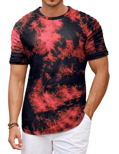 COOFANDY COOANDY Men's Slim Fit Raglan Sleeve T-Shirt | Crew Neck,Short Sleeve,Lightweight,Quick Dry,Work Out,Gym