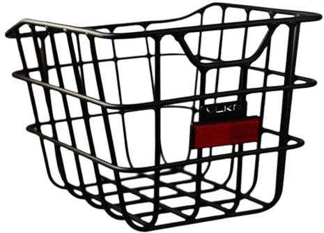 KiBcsLic Cesta Trasera con Portaequipajes Reforzado para Llevar Equipaje Al Aire Libre