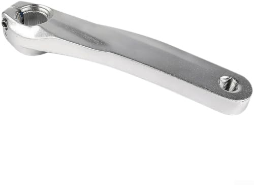 Besttoolifes Brazo de manivela izquierdo hueco compatible, para bicicleta, bielas de aleación de aluminio con eje de 36 ranuras de 26 mm, longitud de 170 mm, pierna de manivela negra ligera, para