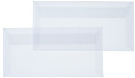 100 TRANSPARENTE UMSCHLÄGE DIN lang - - 1A-Qualität*****