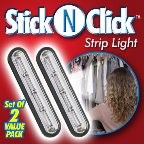 Stick N Click Strip Lights 2 Pack