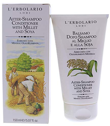 L'Erbolario Hirse und Soja Haar Conditioner, 1er Pack (1 x 150 ml)