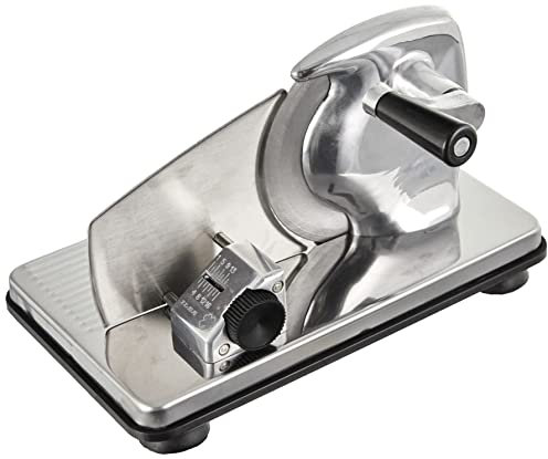 Ilsa Cortadora de fiambres INOX con ventosas, Plateado, Centimeters