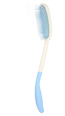 Peine y cepillo con mango largo, Peine Pelo Mango Largo cepillo para el cabello ergonómico, antideslizante, peine para masaje de pelo, peine curvado, peine de mango largo