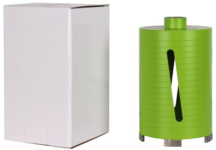 BETTERI Premium Diamantbohrkrone Kernbohrer 102mm Nutzlänge 150 mm, Ø 102mm Turbo Segment Bohrkrone Kernbohrkrone für Trocken Bohren in Beton Mauerwerk Poroton Ziegel