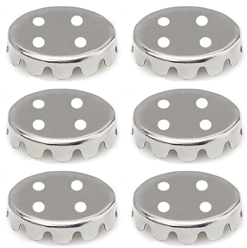 LQI Seifenschalen-Ersatzplatten, 6er-Pack mit Magnet, magnetische Seifenschale lässt sich bequem in alle Seifen drücken, geeignet für Seifenschale, Dusche und Badezimmer