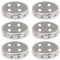 LQI Seifenschalen-Ersatzplatten, 6er-Pack mit Magnet, magnetische Seifenschale lässt sich bequem in alle Seifen drücken, geeignet für Seifenschale, Dusche und Badezimmer
