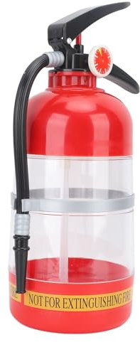 Dispensador de licor, plástico portátil de 2 litros, forma de extintor, dispensador de bebidas, vino, decantador para el hogar, bar, restaurante, hotel, KTV