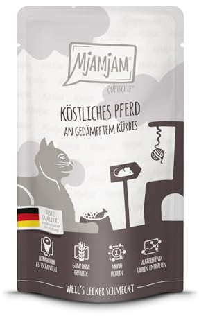 MjAMjAM quetschie – köstliches Cheval à Fluide Citrouille, 1er Pack (1 x 125 g)