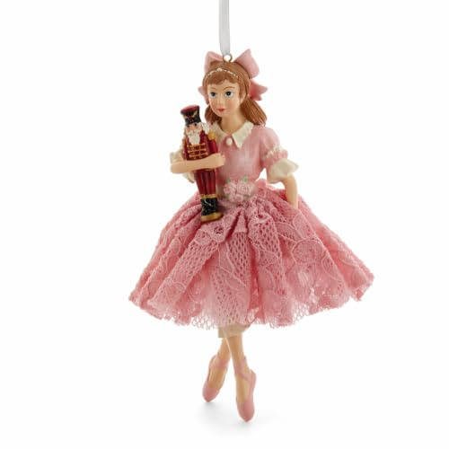 The Bridge Collection Ballerina Clara prydnad - 12,7 cm nötknäppare balett julprydnad - present till dansare
