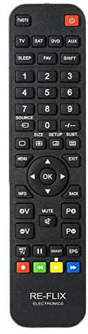 Re-Flix Superior Light 4in1 Fernbedienung passend für HI-FI NAD C325BEE