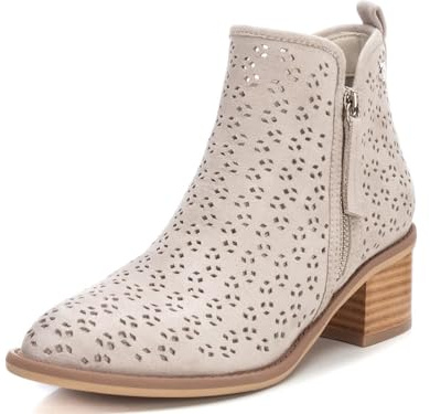 XTI 142255 Botines de mujer Hielo (Off White), 38 EU