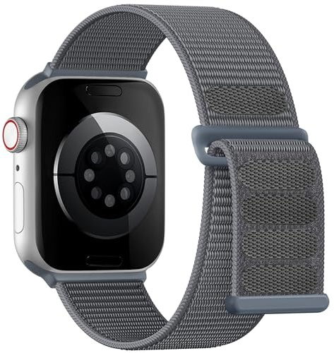 Lenrao Nylonsportarmband kompatibelt med Apple Watch-armband 38/40/41/42/44/45/46/49 mm, för kvinnor och män för iWatch Series 11/10/9/8/7/6/5/4/Ultra SE 3/2/1