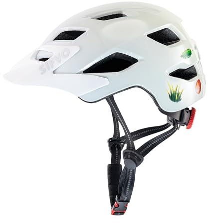 Kids Helmet, SIFVO Kids Bike Helmet Boys and Girls Bike Helmets with Cool Visor Helmet for Kid 5-14, Kid Bike Helmets Youth Bike Helmet Adjustable & Lightweight 50-57cm