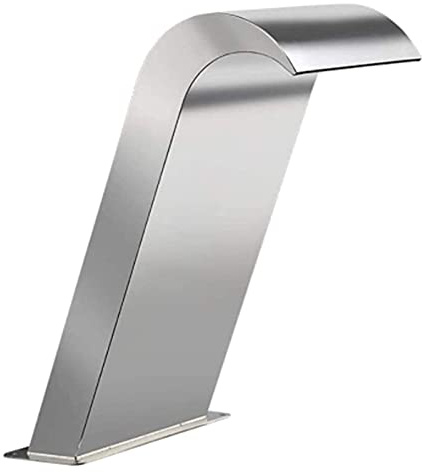GIQKDZNUO Pool Fountain Stainless Steel pood Fountain Waterfall Spray Waterfall Fountain Cascade Swimming Pool Garden Water Feature Outdoor Pond Wate