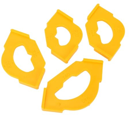 Fabater Modèle de Routeur de Gabarit Rayon pour les Agents de Coupe D'angle Efficaces, Modèle de Traitement du Bois ABS R20T20 R25T25 R30T30 R40T40, Conception Sûre et Stable