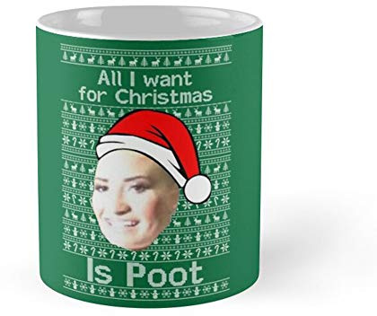 Stengods Kaffemugg Poot Lovato Jul Meme Färgad Kaffemugg Design Keramikkoppar för Hot Brew Män Festlig