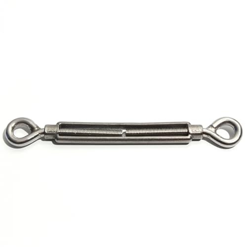 tensore anello gancio in acciaio inossidabile, Tenditore tenditore a filo in acciaio inossidabile 304 M4-M10 for traliccio da giardino e rete ombreggiante(OO type,M10)