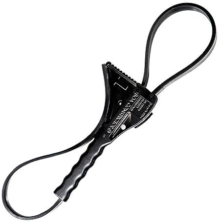 BOA 8510025 Clé alu à lanière caoutchouc ø maxi 300 mm, Argent