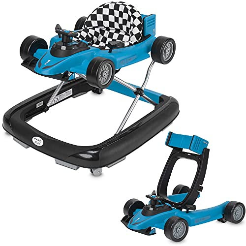 ib style Babywalker Speedster 2in1, Gehfrei, abnehmbare Lauflernhilfe Baby, Höhenverstellbar, Blau