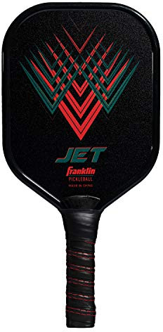 Franklin Sports Titus + Jet Pala de Pickleball chapada en Aluminio, núcleo de 8 mm de Grosor, aprobada por USA Pickleball (USAPA)