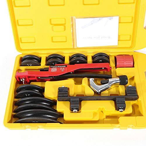 Rohrbiegegerät Rohrbiegemaschine Handrohrbieger Manueller Rohrbieger Set Einhand Rohrbieger 6-22mm NEU