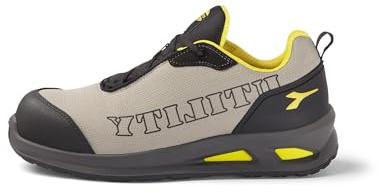 Utility Diadora, Scarpe Antinfortunistiche Unisex, Smart SOFTBOX Low S1PL FO SR ESD, Colore Moon Rock Grey, Taglia 37