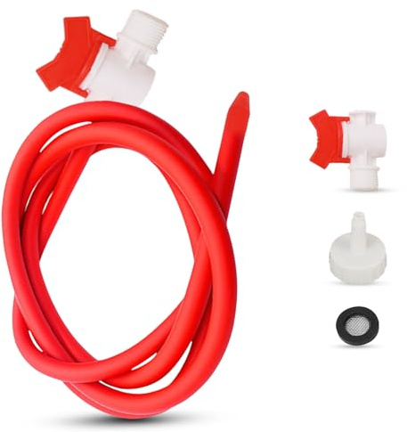 200cm Flexible de Douche Intime Périnée Plug Anal Rot,Poire de Lavement intime Anus Douche(avec Valve- Empêche le Reflux),Lavement Colon et Intestins Godes Gode Anal Plugs Anals Sex Toys Anals