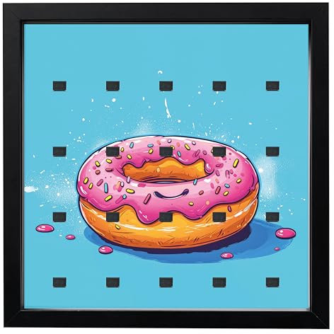 GetStones24 Vitrine für Lego® Figuren - 35x35cm Bilderrahmen - MF_0027